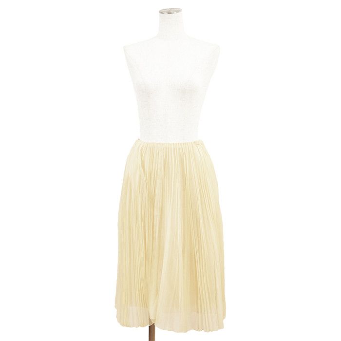 Chanel Chanel Chanel Silk Pleated Chiffon Skirt Textile Skirts 00AP16531 DUTY FREE for USA Size ONE SIZE - 2 Thumbnail