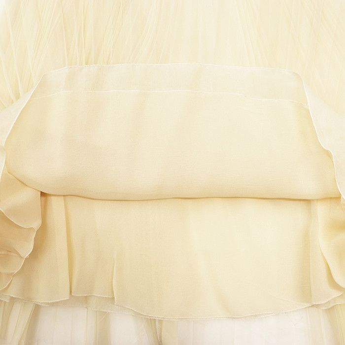 Chanel Chanel Chanel Silk Pleated Chiffon Skirt Textile Skirts 00AP16531 DUTY FREE for USA Size ONE SIZE - 9 Thumbnail