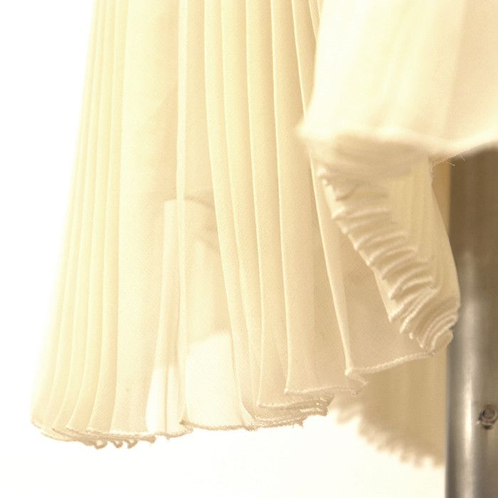 Chanel Chanel Chanel Silk Pleated Chiffon Skirt Textile Skirts 00AP16531 DUTY FREE for USA Size ONE SIZE - 11 Thumbnail
