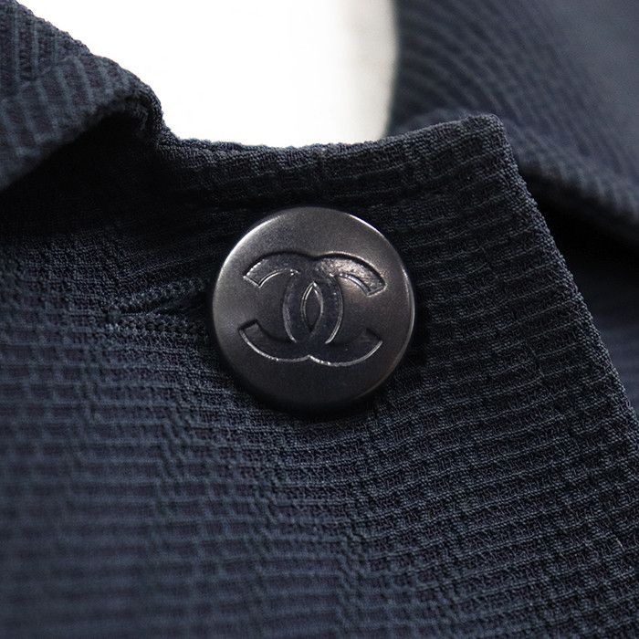 Chanel Chanel Chanel Acetate Rayon Coat Textile Outerwear 97C P08910 DUTY FREE for USA Size ONE SIZE - 3 Thumbnail