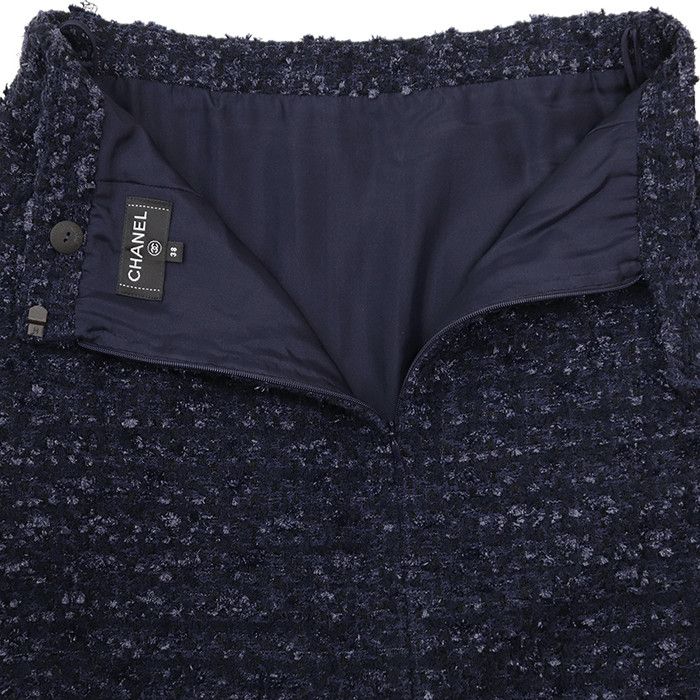 Chanel Chanel Chanel Tweed Skirt Textile Skirts P60275 DUTY FREE for USA Size ONE SIZE - 8 Thumbnail
