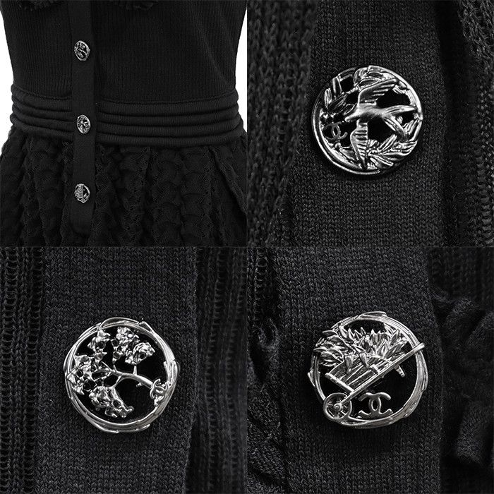 Chanel Chanel Chanel Knit Dress Textile Dresses P38456 DUTY FREE for USA Size ONE SIZE - 4 Thumbnail