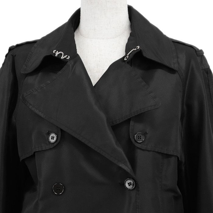 Dolce & Gabbana Dolce & Gabbana Dolce&Gabbana Polyester Satin Trench Coat Textile Outerwear DUTY FREE for USA Size ONE SIZE - 2 Thumbnail