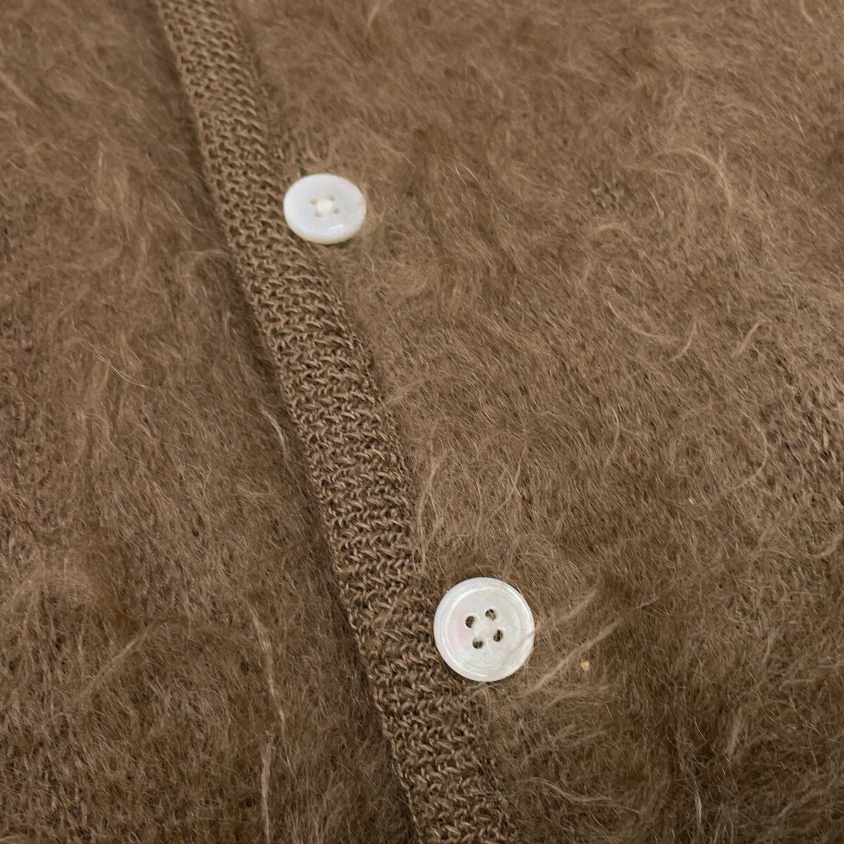 Other Other cantate Stupid Shaggy Mohair Silk Cardigan Textile Tops 22SSCA0313 DUTY FREE for USA Size ONE SIZE - 7 Thumbnail
