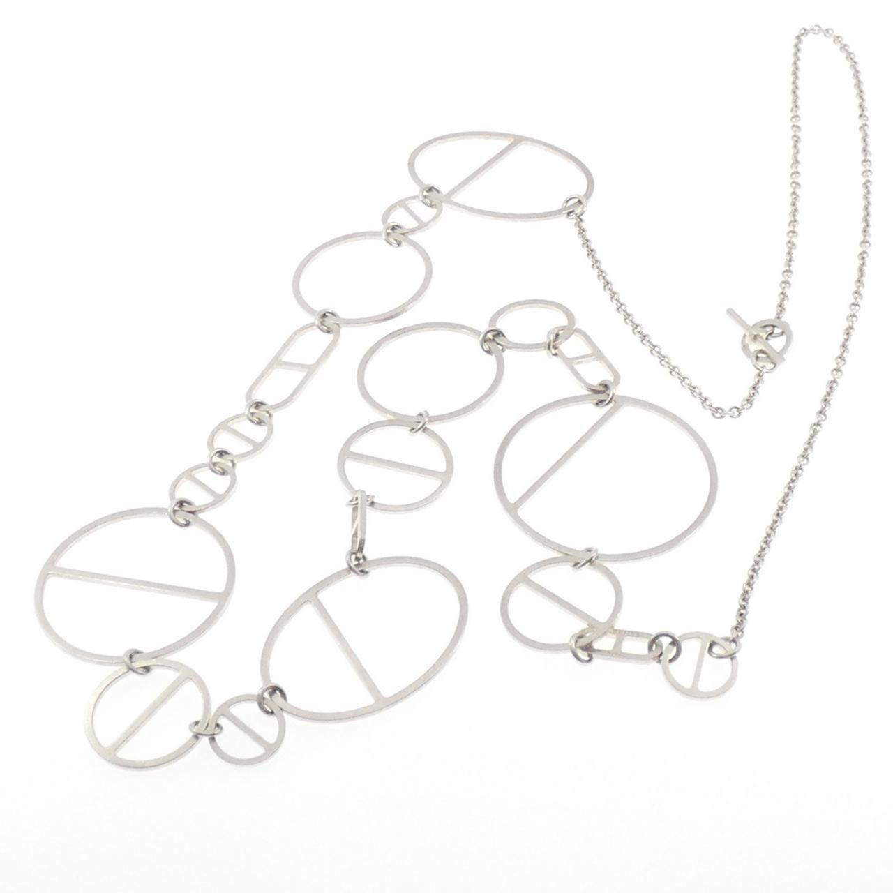 Hermes Hermes Hermes 925 Silver Necklace Precious Metal Necklace DUTY FREE for USA Size ONE SIZE - 6 Thumbnail