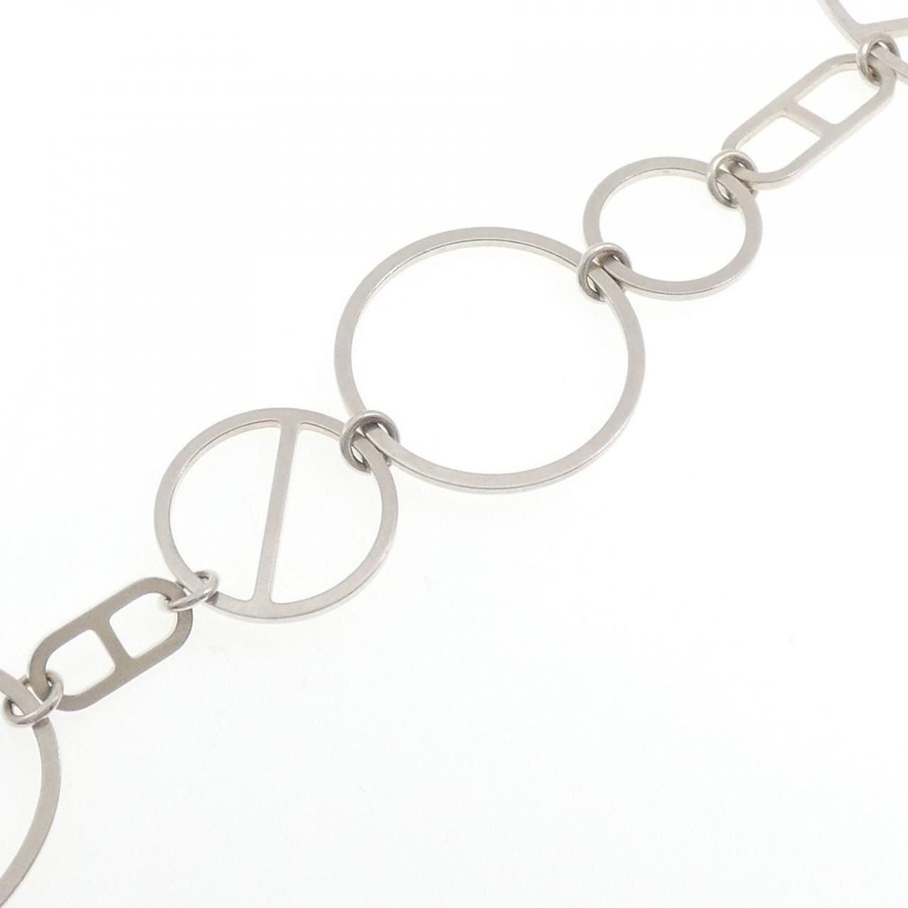 Hermes Hermes Hermes 925 Silver Necklace Precious Metal Necklace DUTY FREE for USA Size ONE SIZE - 4 Thumbnail