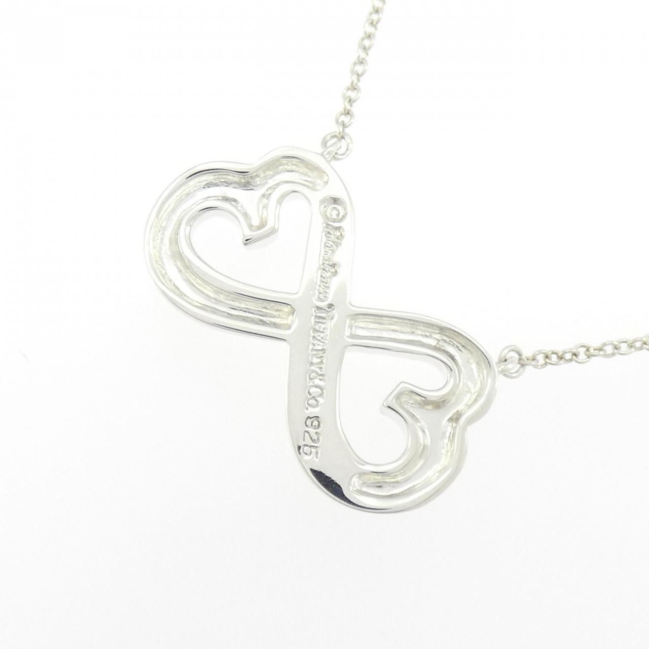 Tiffany & Co. Tiffany & Co. Tiffany Double Loving Heart 925 Silver Necklace Precious Metal Necklace DUTY FREE for USA Size ONE SIZE - 4 Thumbnail