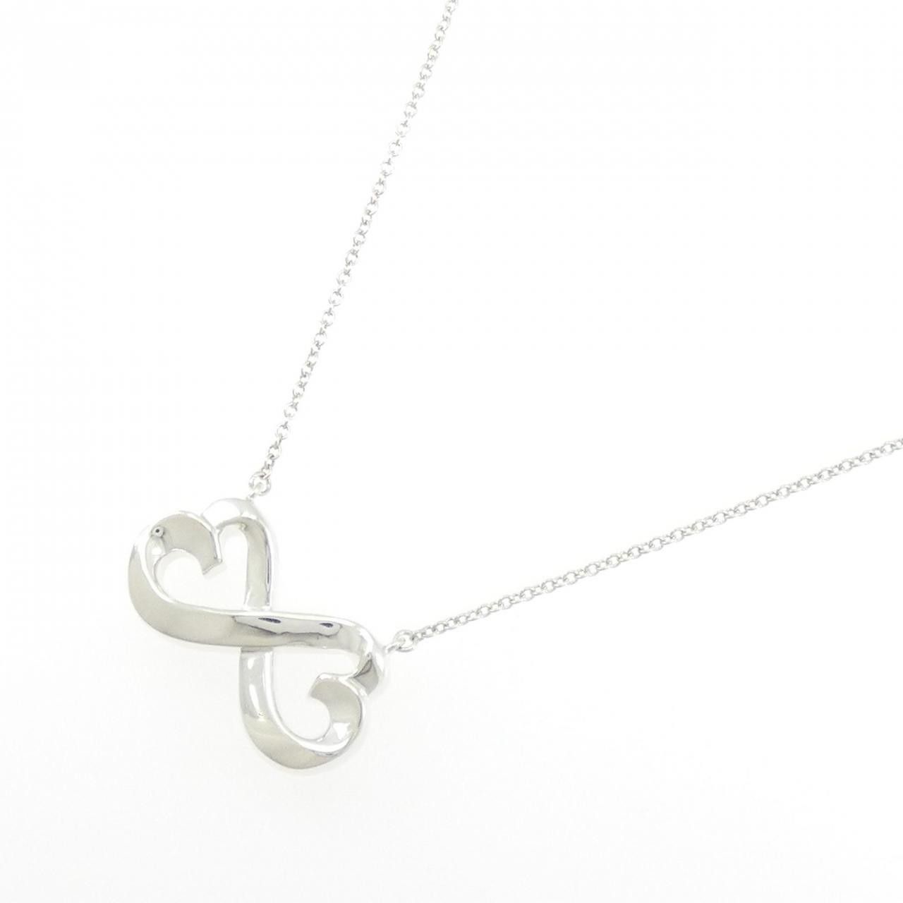 Tiffany & Co. Tiffany & Co. Tiffany Double Loving Heart 925 Silver Necklace Precious Metal Necklace DUTY FREE for USA Size ONE SIZE - 2 Thumbnail
