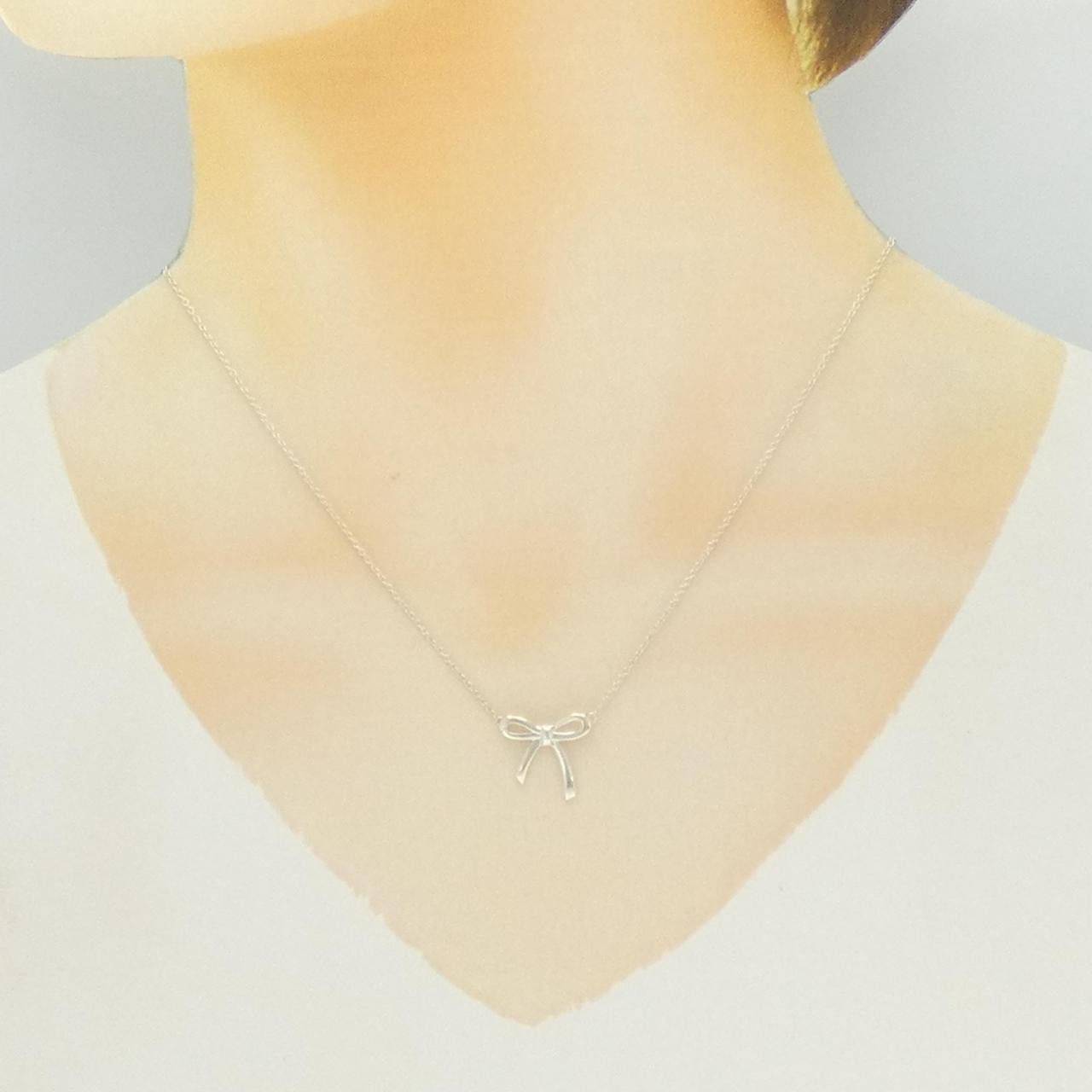 Tiffany & Co. Tiffany & Co. Tiffany Bow 925 Silver Necklace Precious Metal Necklace DUTY FREE for USA Size ONE SIZE - 6 Thumbnail