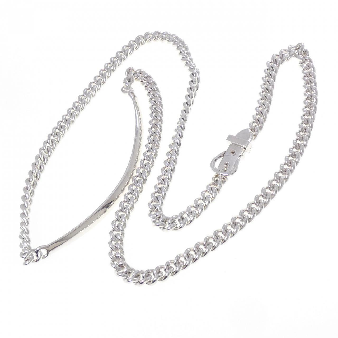 Hermes Hermes Hermes Boucle Sellier Inflexible 925 Silver Necklace 42cm Precious Metal Necklace DUTY FREE for USA Size ONE SIZE - 6 Thumbnail