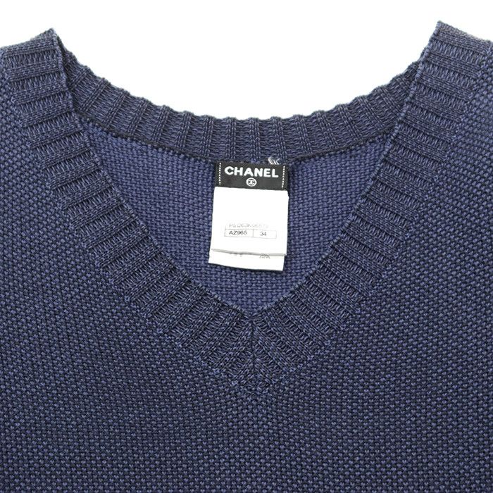 Chanel Chanel Chanel Cotton Knit Top Textile Tops P51263 DUTY FREE for USA Size ONE SIZE - 8 Thumbnail