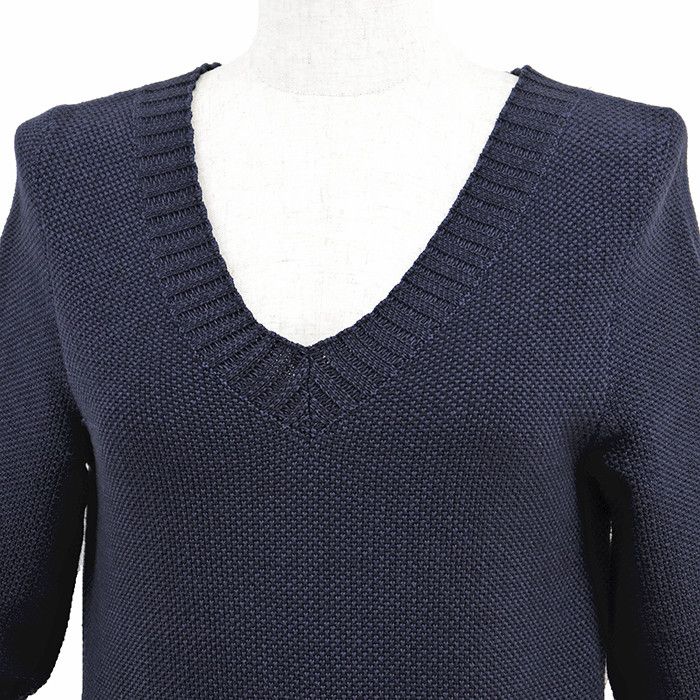 Chanel Chanel Chanel Cotton Knit Top Textile Tops P51263 DUTY FREE for USA Size ONE SIZE - 2 Thumbnail