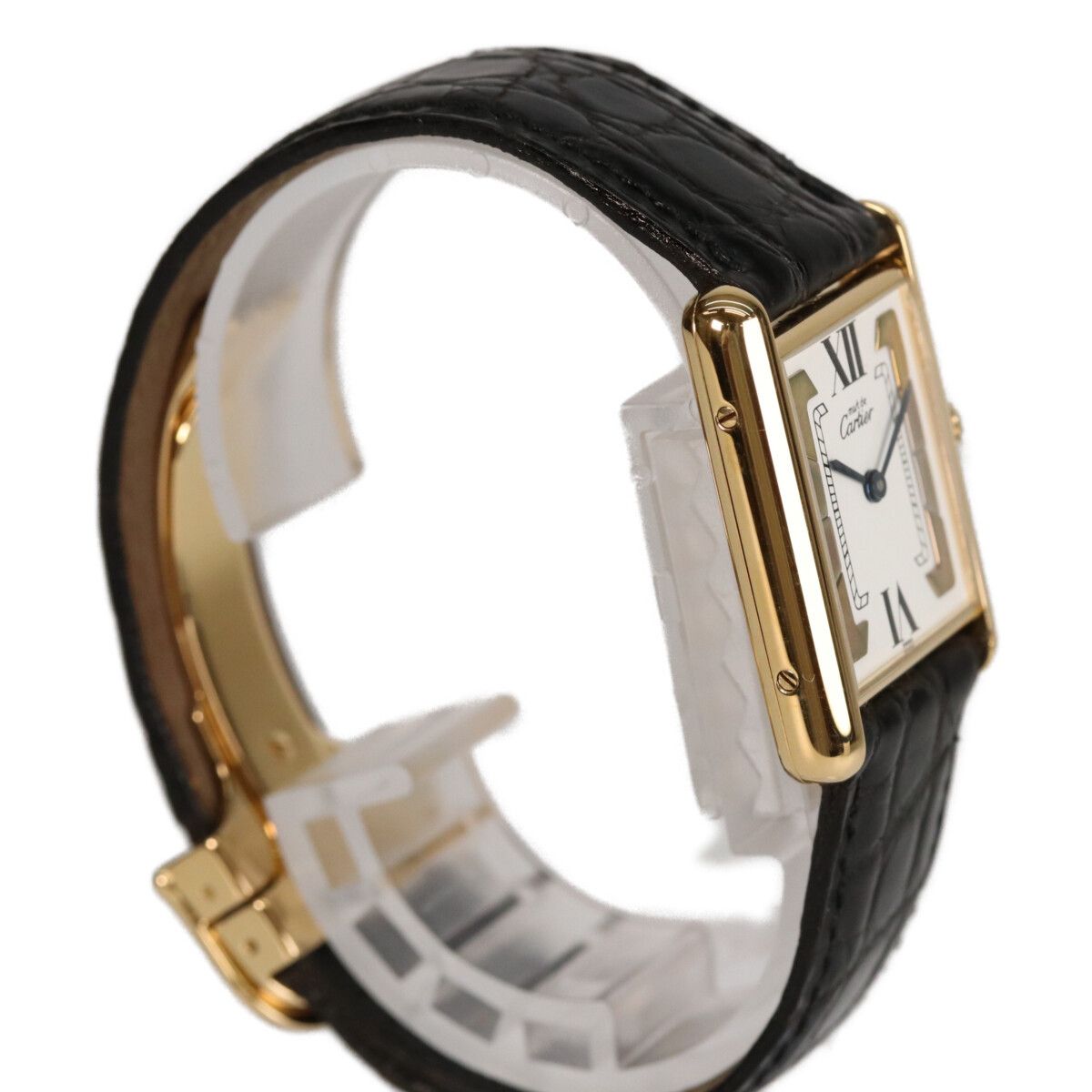 Cartier Cartier Cartier Must Tank Vermeil 925 Quartz Precious Metal Quartz DUTY FREE for USA Size ONE SIZE - 3 Thumbnail