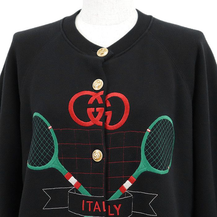 Gucci Gucci Gucci Mesh Knit Cardigan Textile Tops DUTY FREE for USA Size ONE SIZE - 2 Thumbnail
