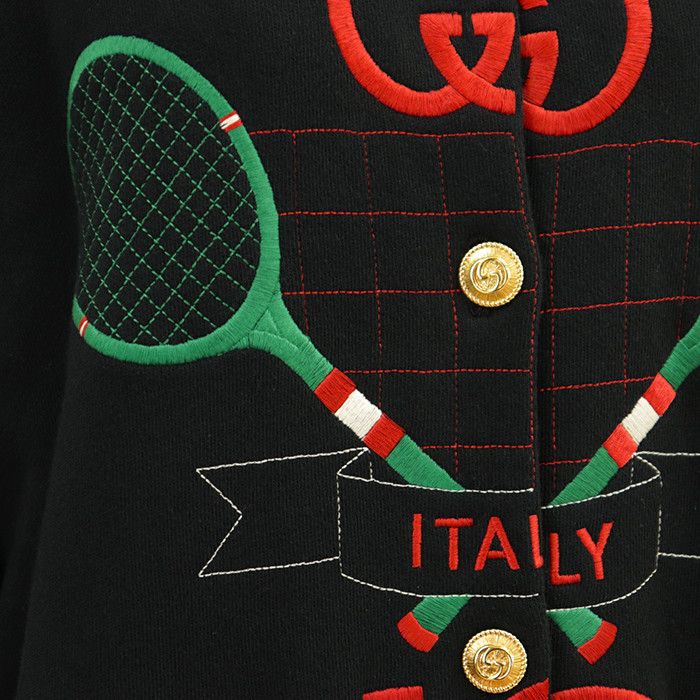 Gucci Gucci Gucci Mesh Knit Cardigan Textile Tops DUTY FREE for USA Size ONE SIZE - 3 Thumbnail
