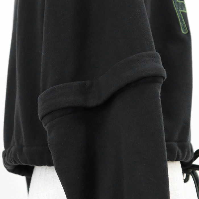 Fendi Fendi Fendi Embroidered Mesh Cropped Sweatshirt Textile Sweatshirts & Hoodies DUTY FREE for USA Size ONE SIZE - 6 Thumbnail