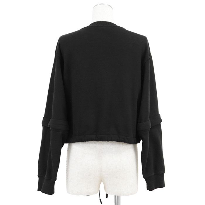 Fendi Fendi Fendi Embroidered Mesh Cropped Sweatshirt Textile Sweatshirts & Hoodies DUTY FREE for USA Size ONE SIZE - 8 Thumbnail
