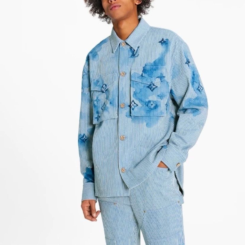 Louis Vuitton Louis Vuitton Denim Shirt Jacket Size US L / EU 52-54 / 3 - 6 Thumbnail