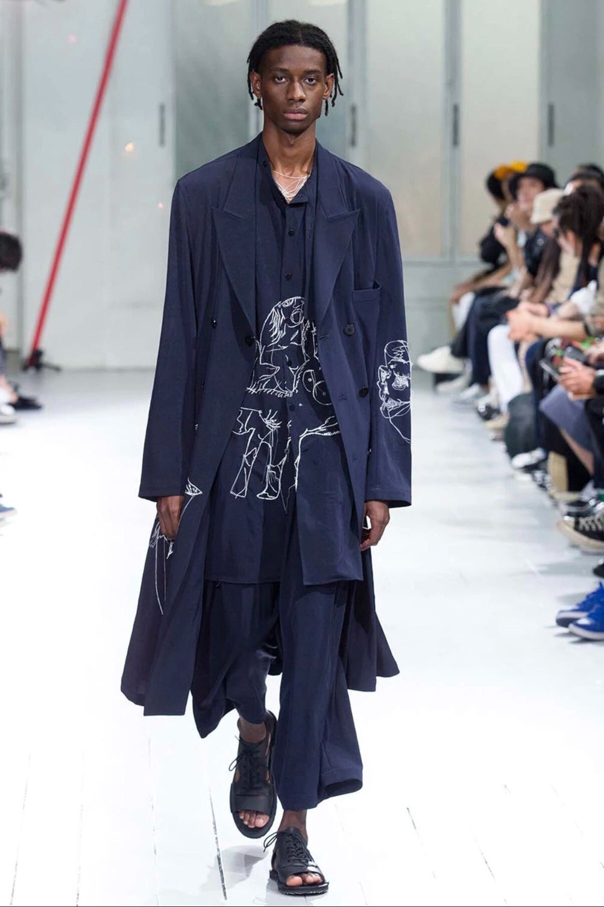 Yohji Yamamoto Yohji Yamamoto 20SS Portrait Sweater Size US L / EU 52-54 / 3 - 5 Thumbnail