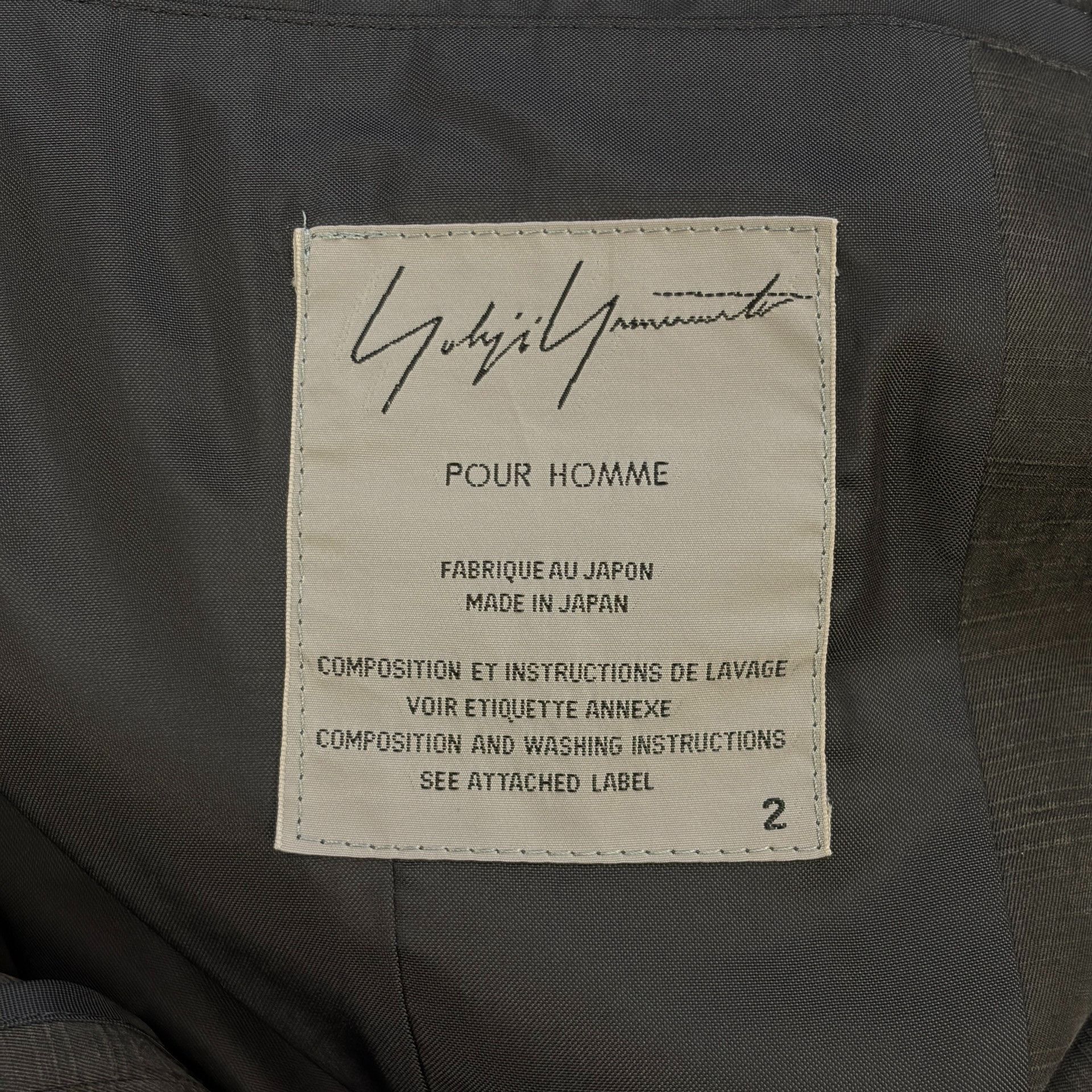 Yohji Yamamoto Yohji Yamamoto 03SS Silk Blazer Size US M / EU 48-50 / 2 - 7 Thumbnail