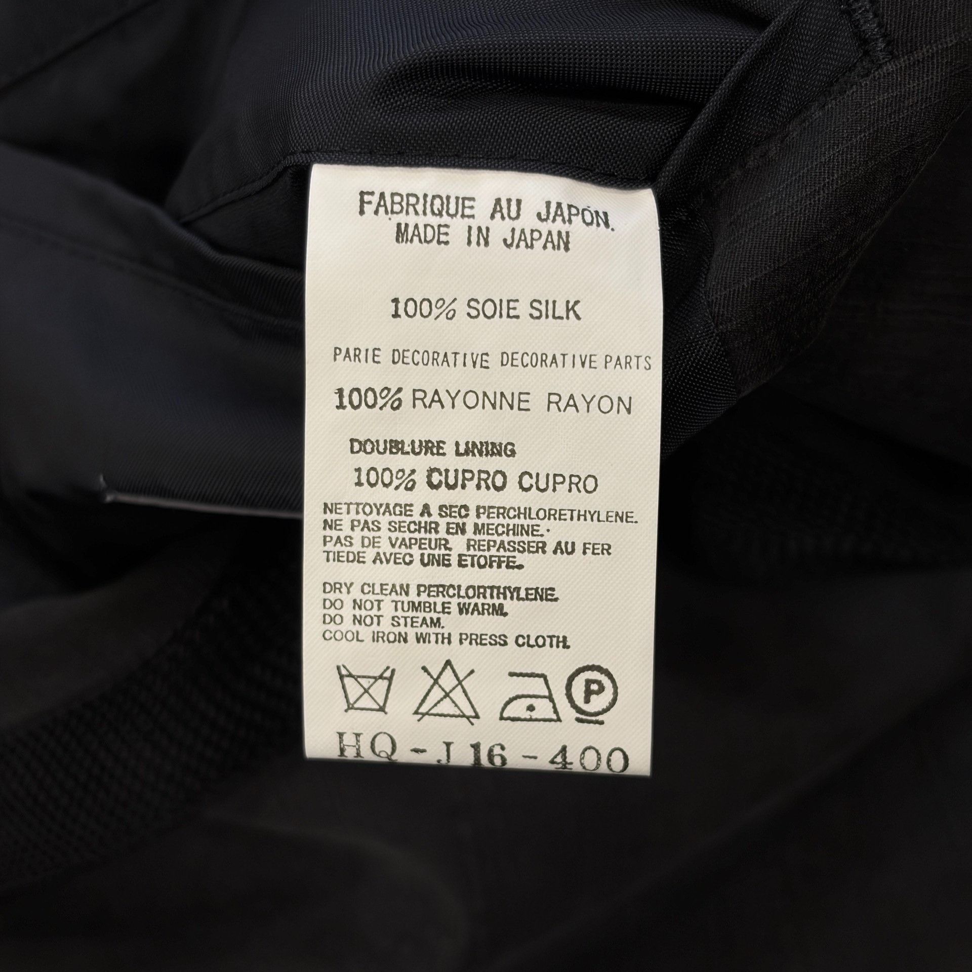 Yohji Yamamoto Yohji Yamamoto 03SS Silk Blazer Size US M / EU 48-50 / 2 - 8 Thumbnail