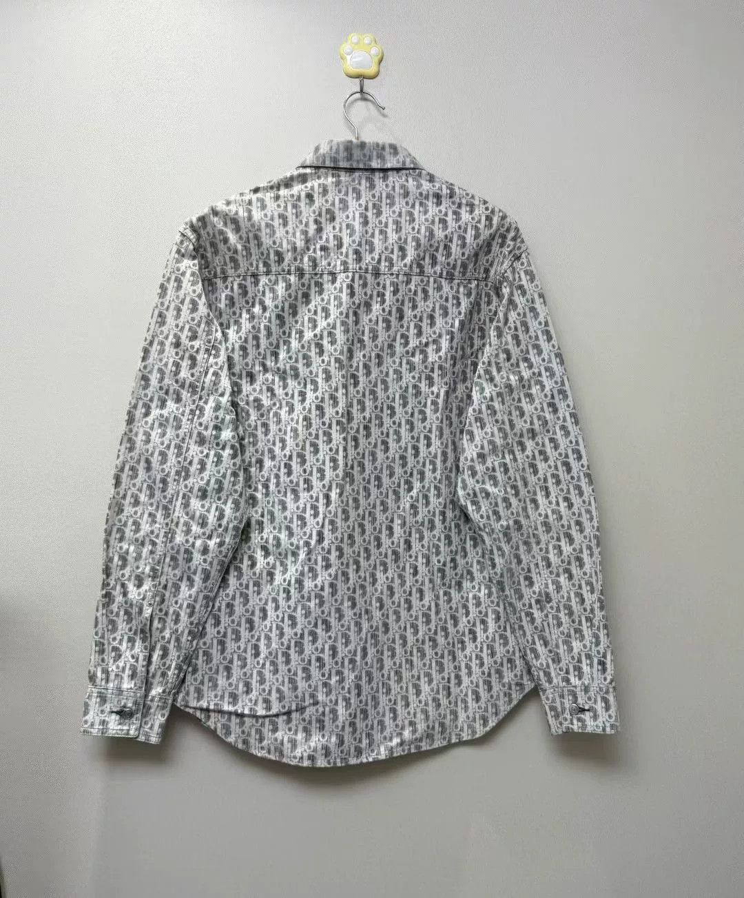 Dior Dior Logo Print Denim Shirt Jacket Size US XXS / EU 40 - 4 Thumbnail