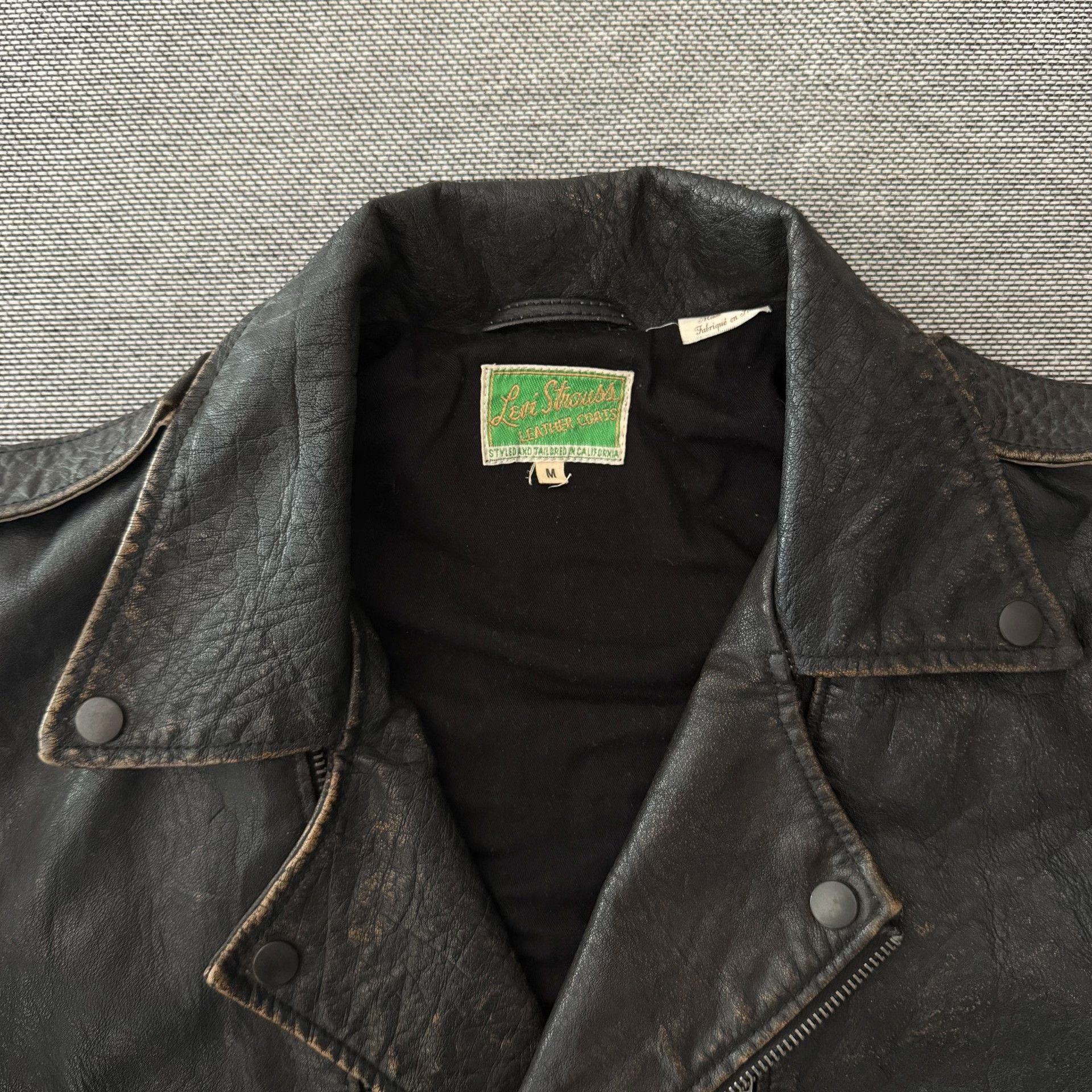 Levi's Vintage Clothing Levi's LVC 1950s Leather Moto Jacket Size US M / EU 48-50 / 2 - 3 Thumbnail