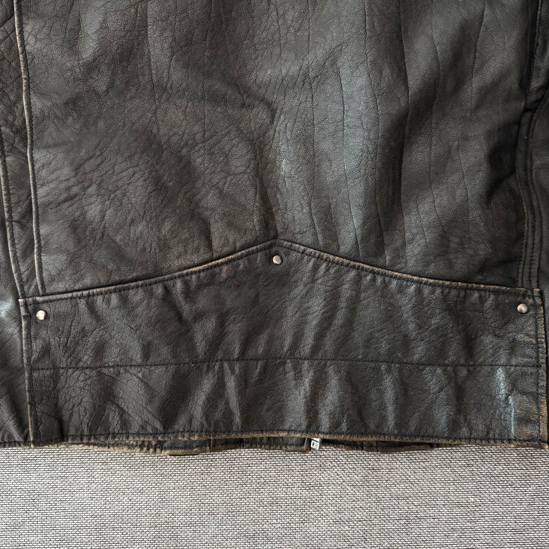 Levi's Vintage Clothing Levi's LVC 1950s Leather Moto Jacket Size US M / EU 48-50 / 2 - 7 Thumbnail