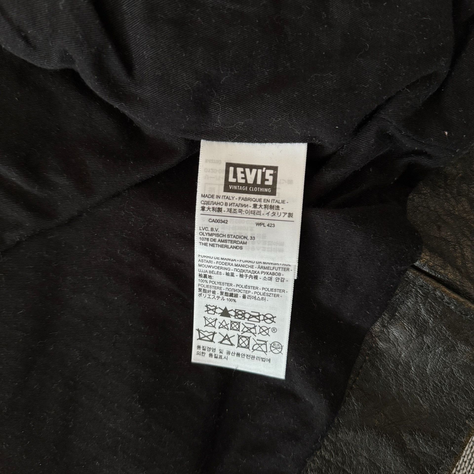 Levi's Vintage Clothing Levi's LVC 1950s Leather Moto Jacket Size US M / EU 48-50 / 2 - 9 Thumbnail