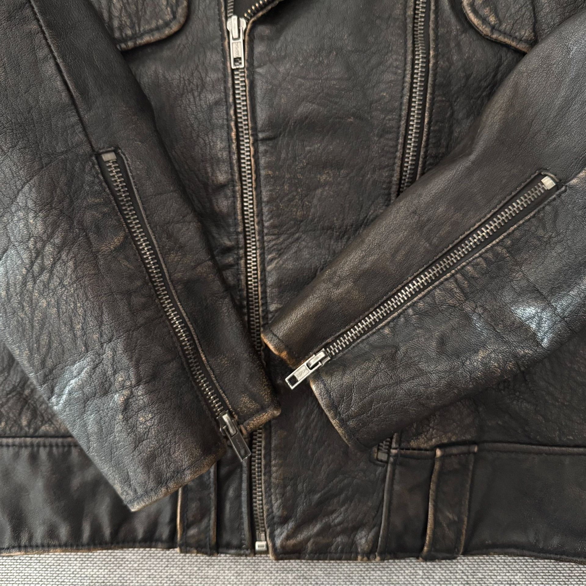 Levi's Vintage Clothing Levi's LVC 1950s Cowhide Moto Jacket Size US M / EU 48-50 / 2 - 6 Thumbnail