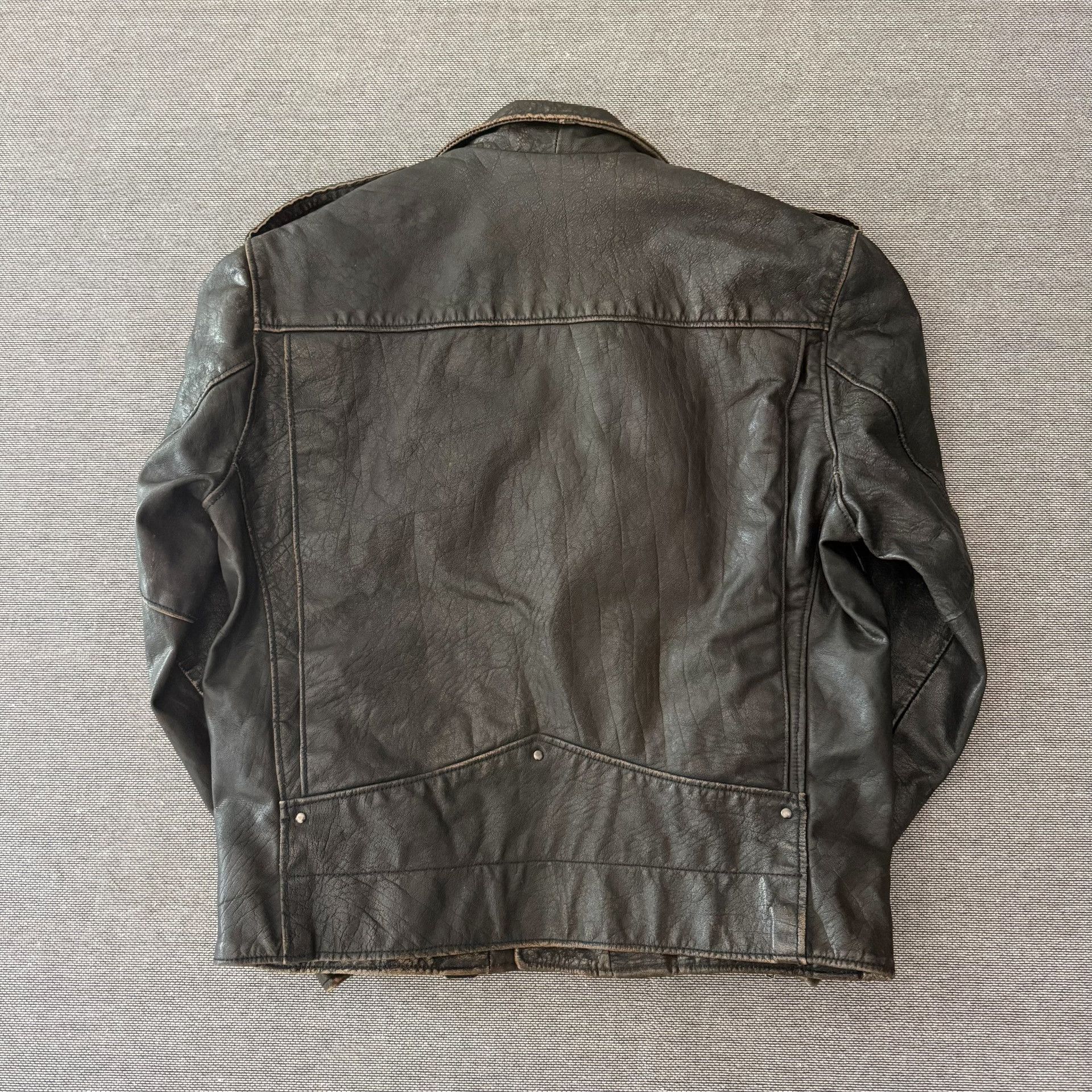 Levi's Vintage Clothing Levi's LVC 1950s Cowhide Moto Jacket Size US M / EU 48-50 / 2 - 2 Thumbnail
