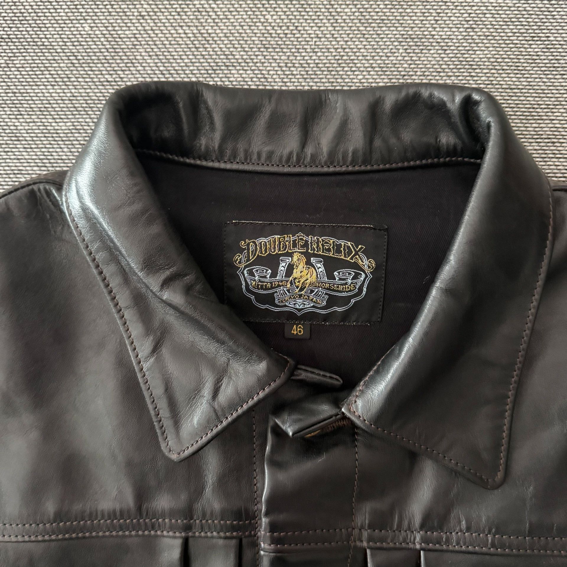 DOUBLE HELIX Double Helix Cowboy Horsehide Jacket Size US S / EU 44-46 / 1 - 3 Thumbnail
