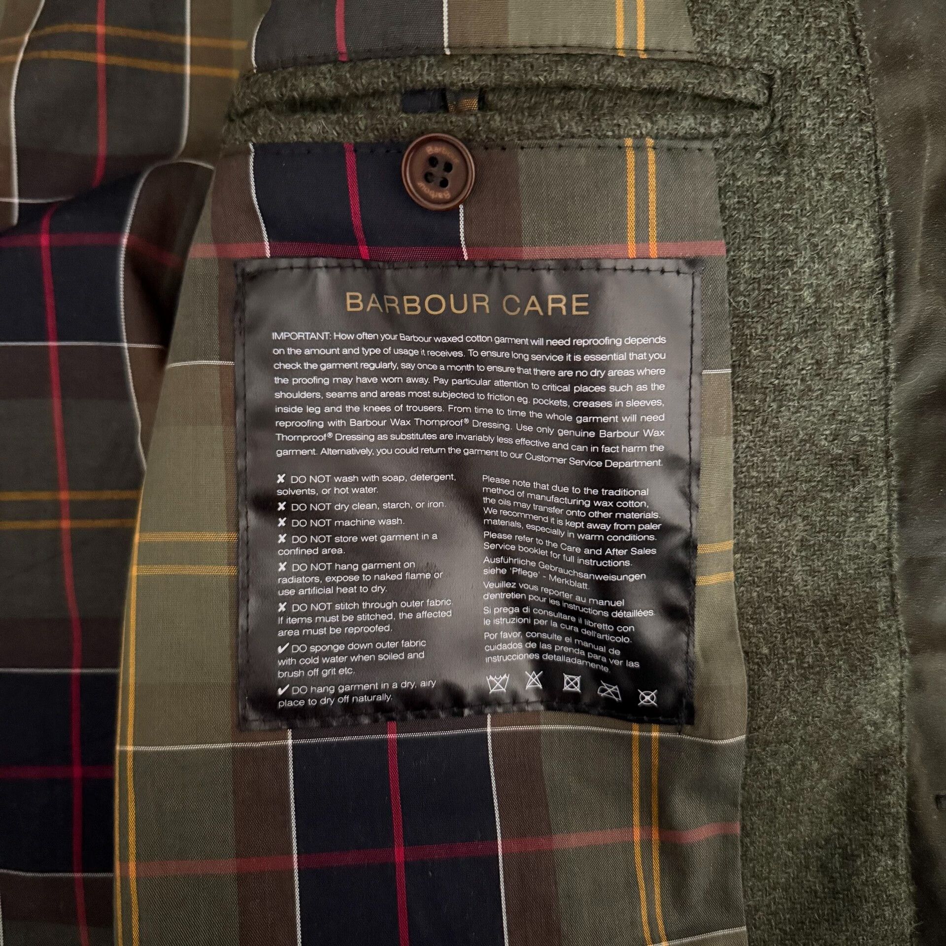 Barbour Barbour 007 Beacon Sports Waxed Jacket Size US L / EU 52-54 / 3 - 9 Thumbnail