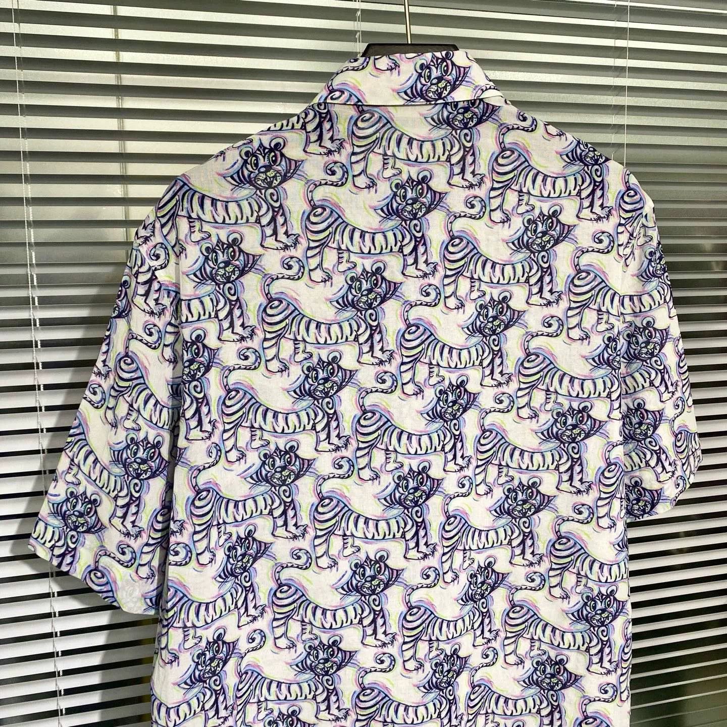 Dior DIOR x Kenny Scharf Tiger Print Shirt Size S / US 4 / IT 40 - 6 Thumbnail