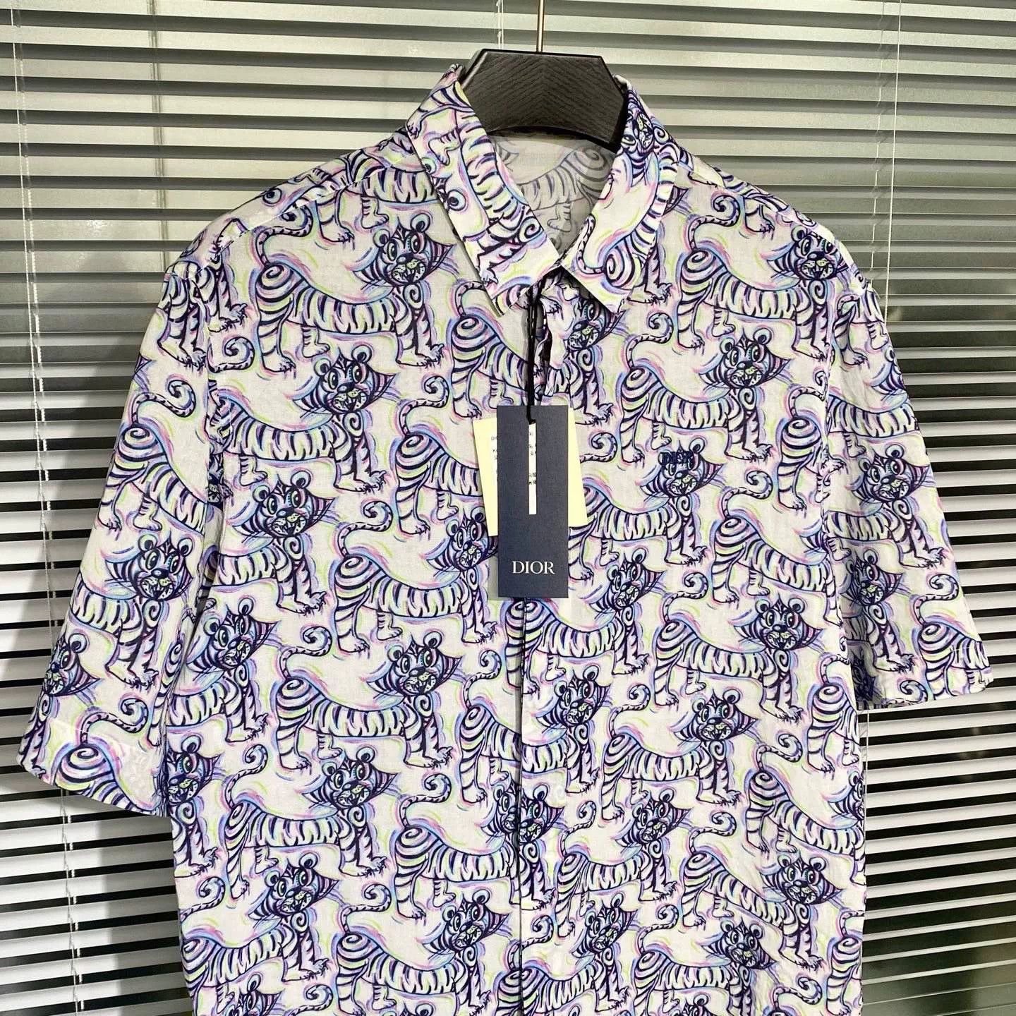 Dior DIOR x Kenny Scharf Tiger Print Shirt Size S / US 4 / IT 40 - 5 Thumbnail