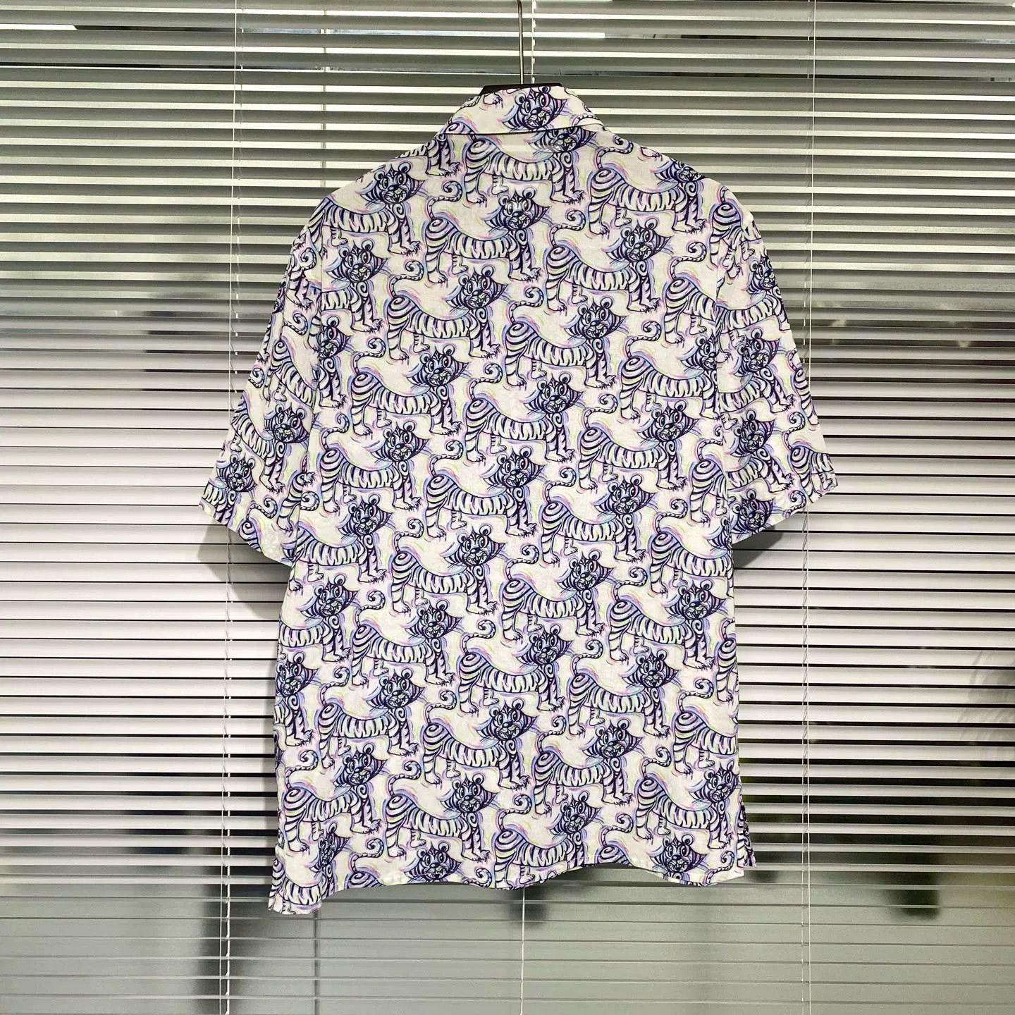 Dior DIOR x Kenny Scharf Tiger Print Shirt Size S / US 4 / IT 40 - 2 Thumbnail