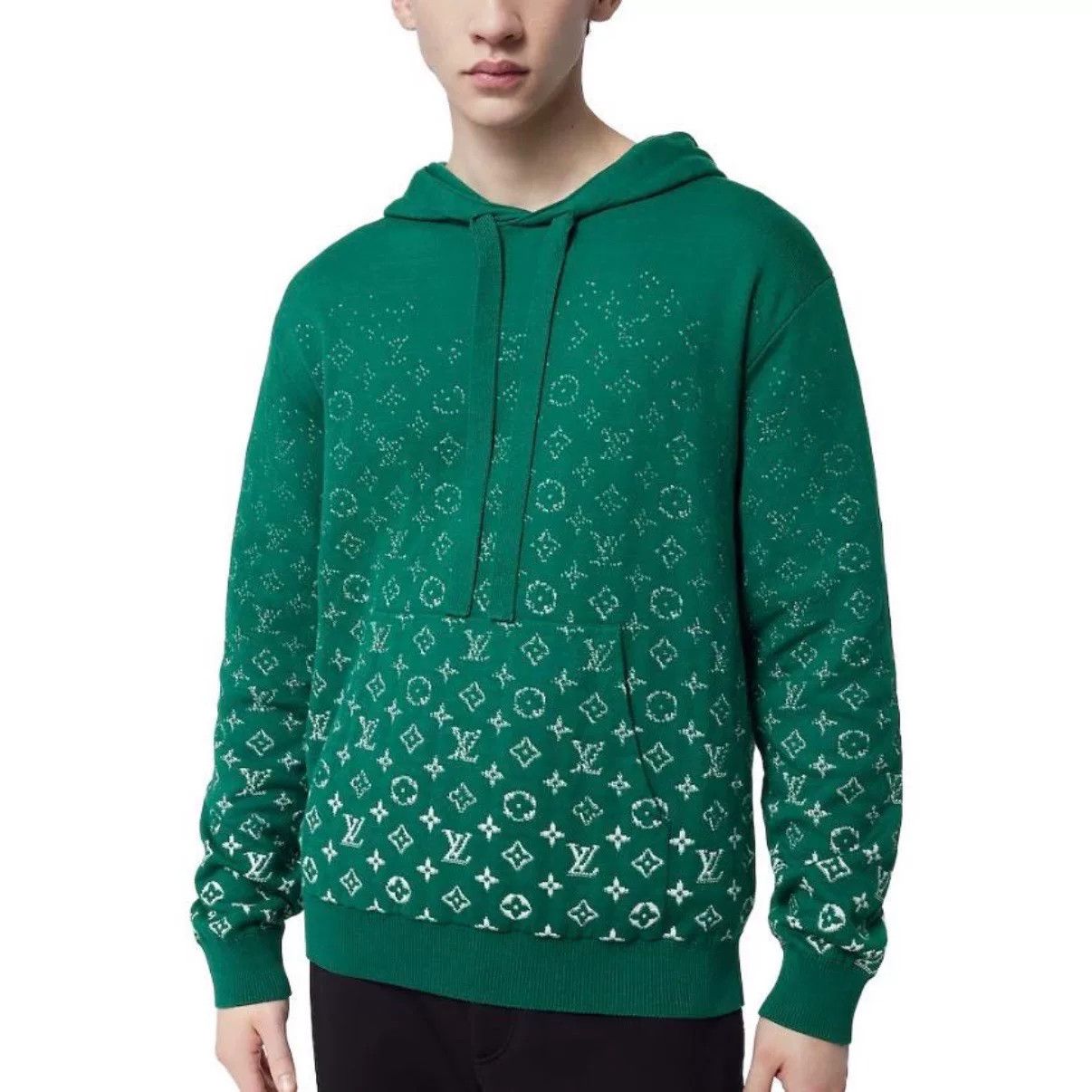 Louis Vuitton LV Monogram Gradient Knit Hoodie Size US XL / EU 56 / 4 - 6 Thumbnail