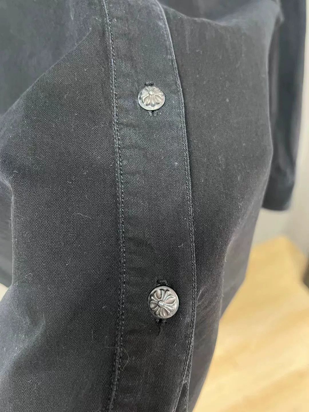 Chrome Hearts Chrome Hearts Patchwork Cross Shirt Size US S / EU 44-46 / 1 - 3 Thumbnail