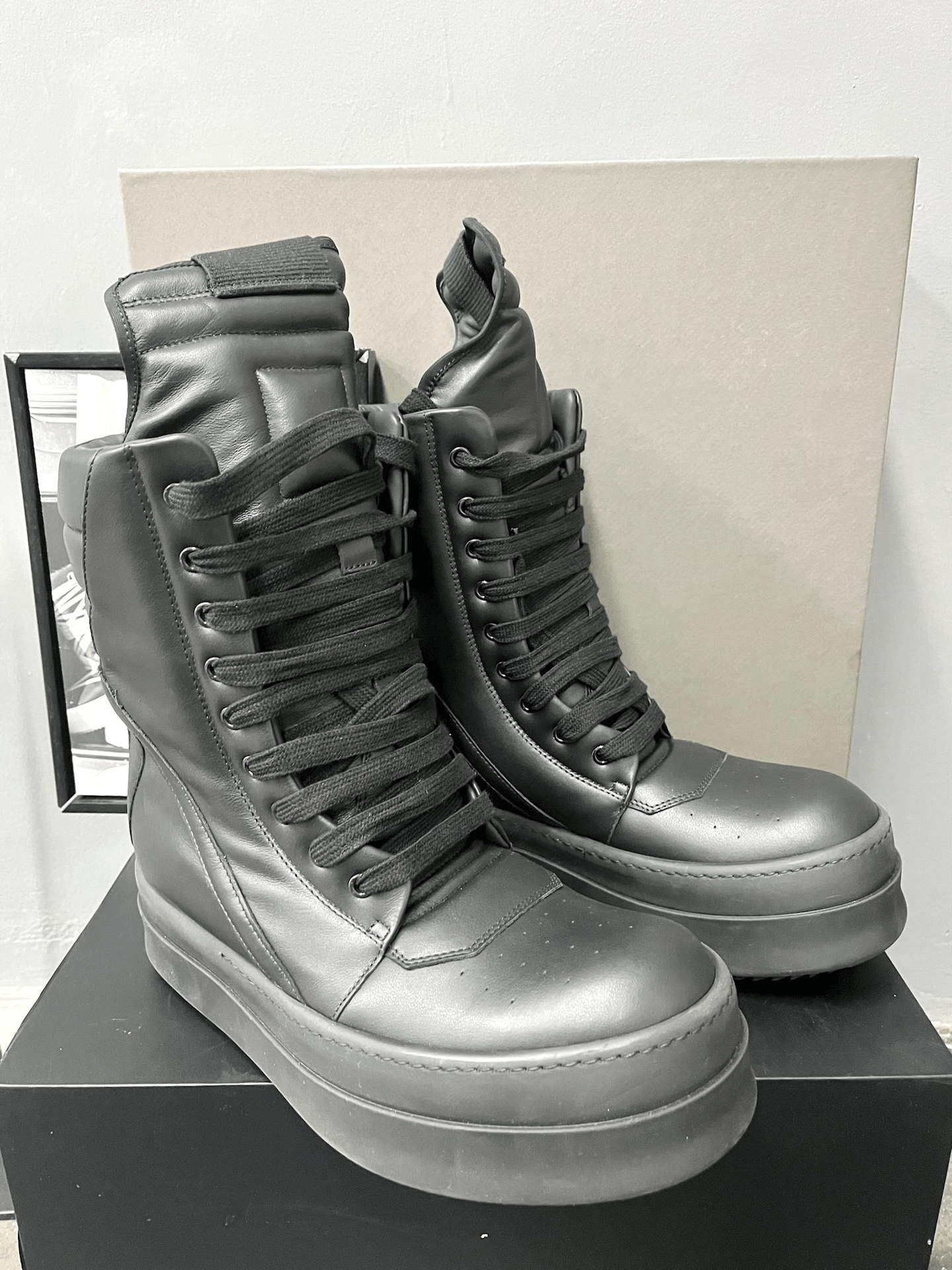Rick Owens Rick Owens 25SS Mega High-Top Platform Size US 7 / EU 40 - 3 Thumbnail