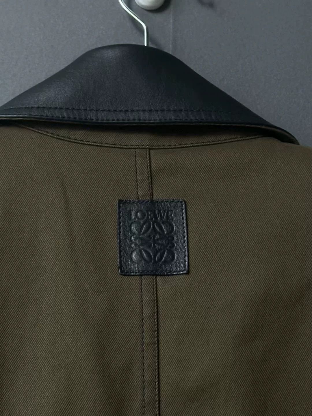 Loewe Loewe Khaki Green Leather Label Jacket Size US M / EU 48-50 / 2 - 4 Thumbnail