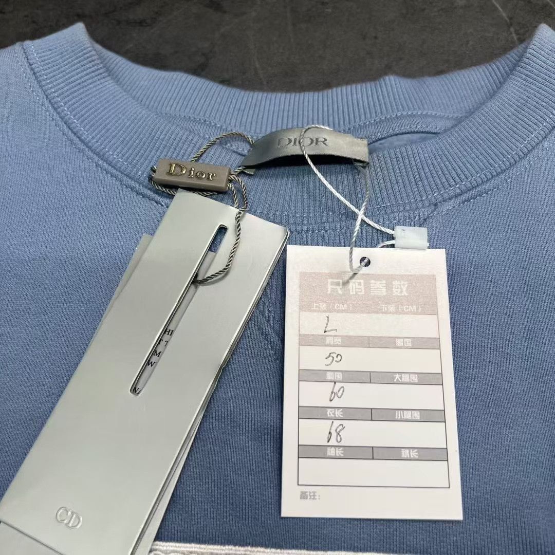 Dior DIOR Logo Crewneck Sweatshirt L Size US L / EU 52-54 / 3 - 4 Thumbnail