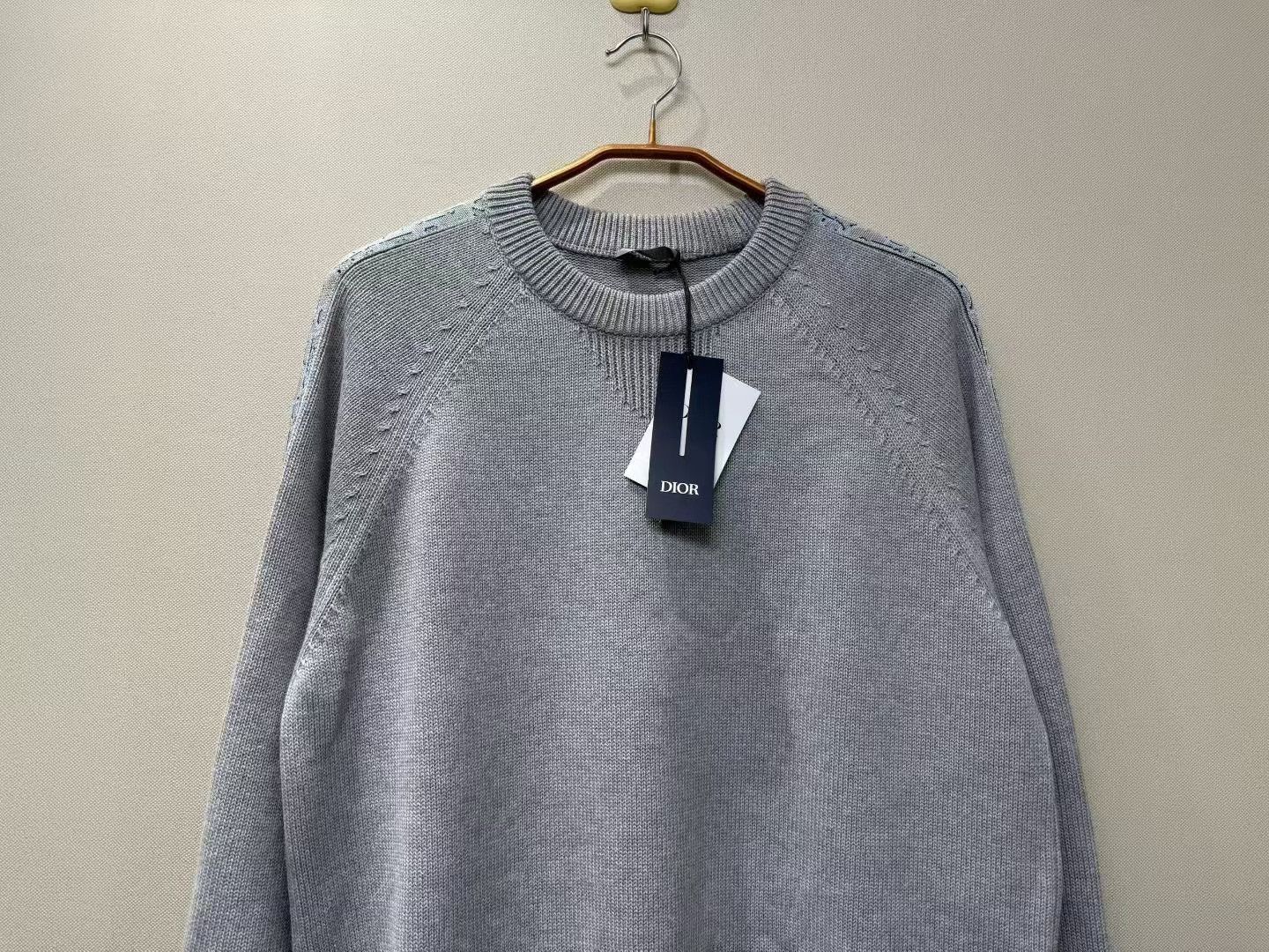 Dior DIOR Gray Arm Logo Sweater Size US M / EU 48-50 / 2 - 2 Thumbnail