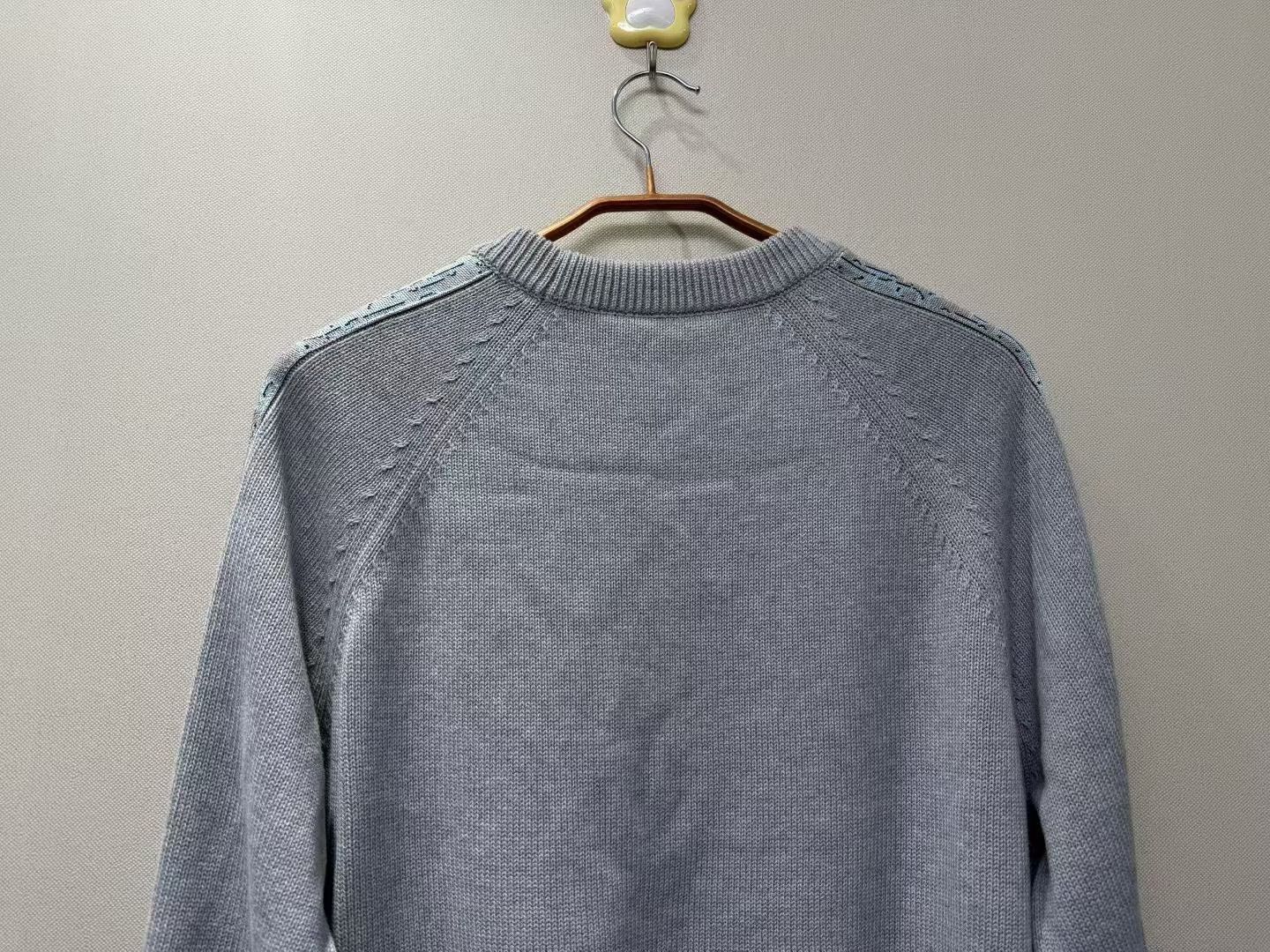Dior DIOR Gray Arm Logo Sweater Size US M / EU 48-50 / 2 - 5 Thumbnail
