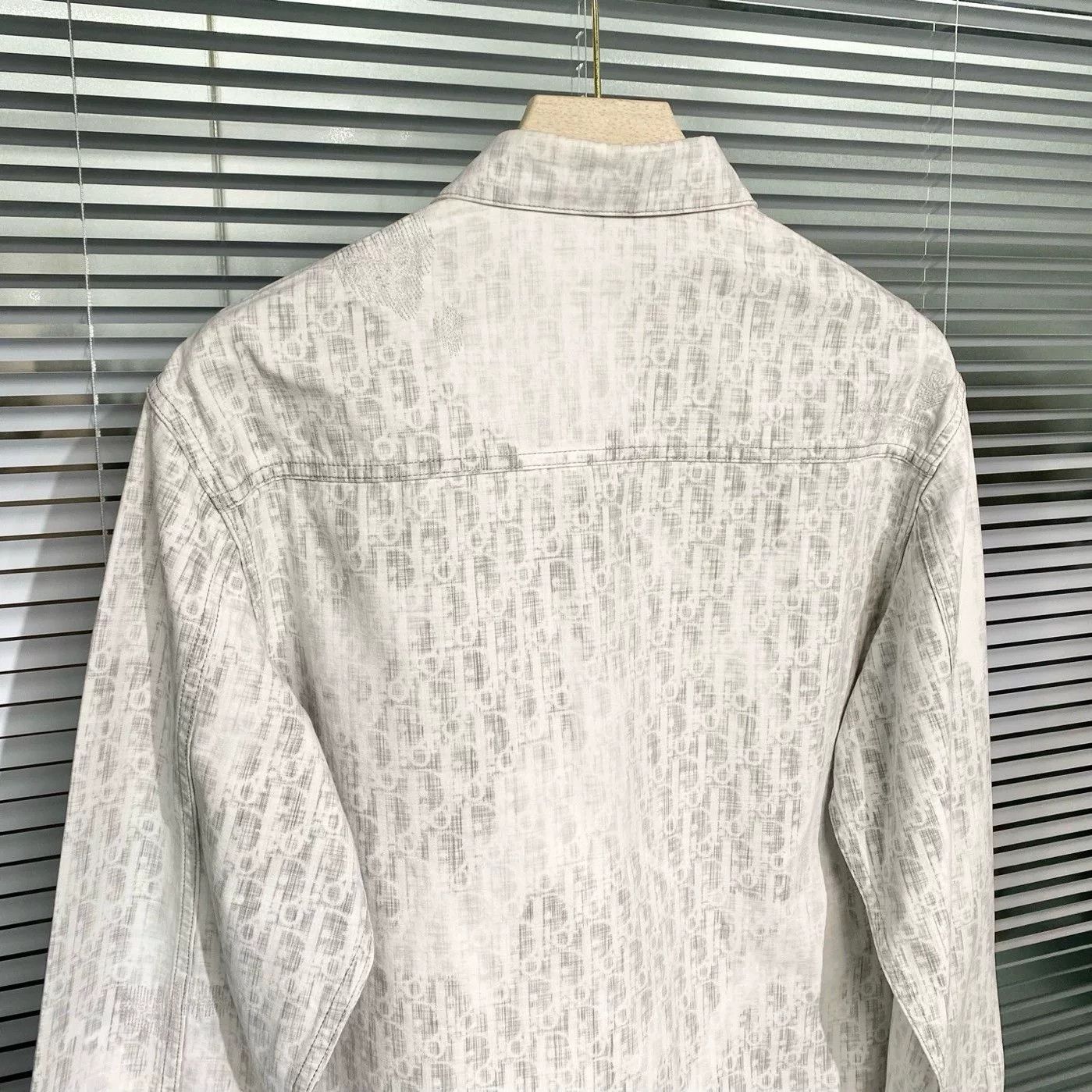 Dior Dior Monogram Distressed Shirt Jacket Size US M / EU 48-50 / 2 - 6 Thumbnail