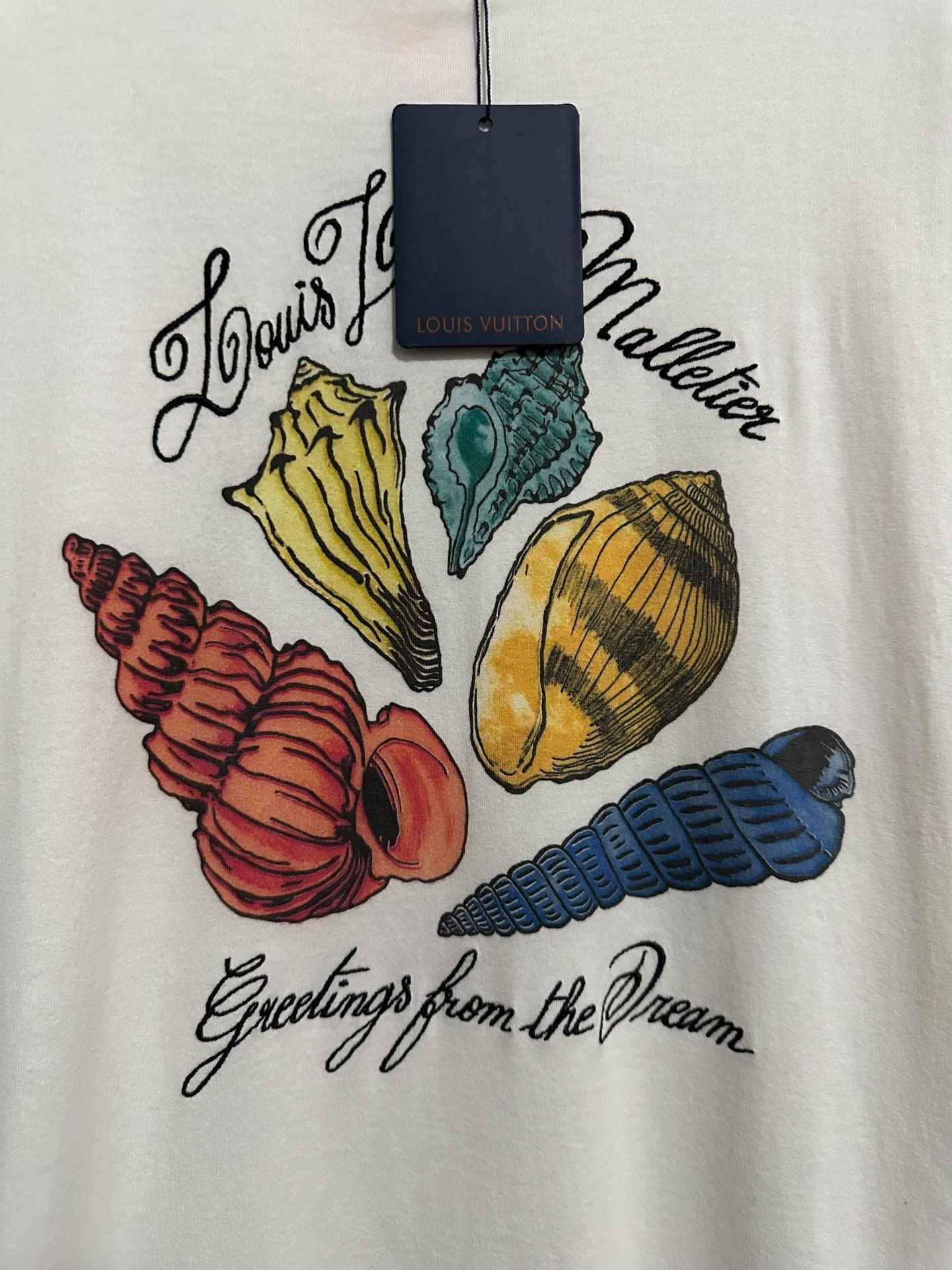 Louis Vuitton LV Conch Shell Print Embroidered Short Sleeve T-shirt Size US S / EU 44-46 / 1 - 2 Thumbnail