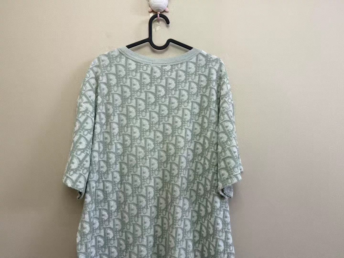 Dior DIOR Green Full Logo Short Sleeve Size US M / EU 48-50 / 2 - 5 Thumbnail