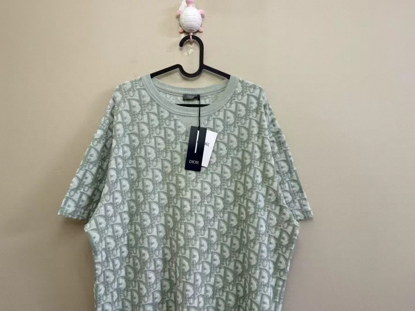 Dior DIOR Green Full Logo Short Sleeve Size US M / EU 48-50 / 2 - 2 Thumbnail