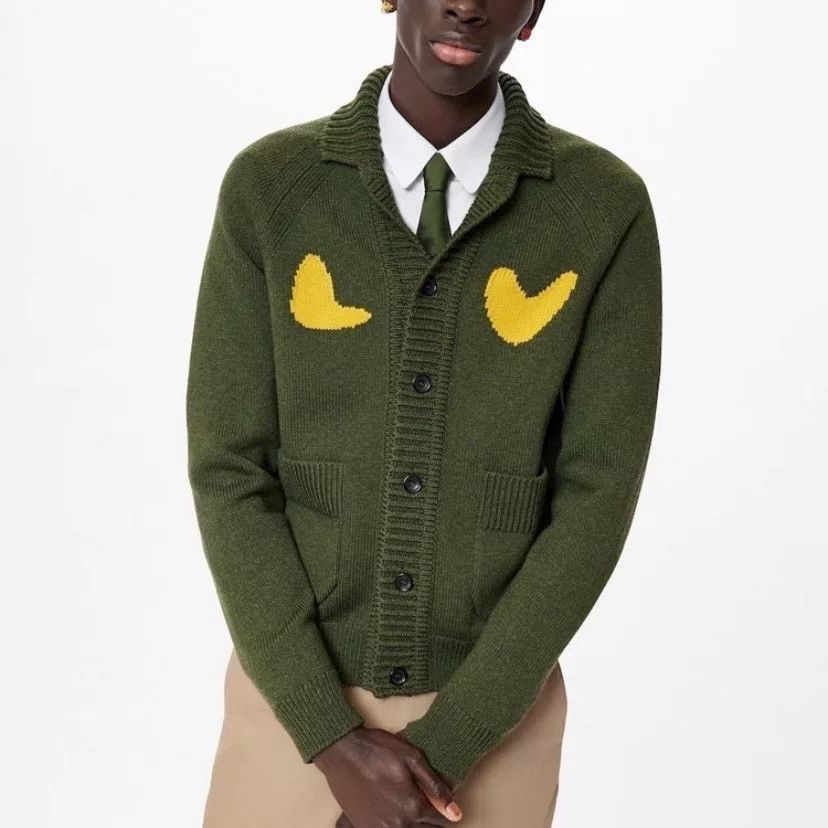 Louis Vuitton Louis Vuitton Nigo2 Tiger Head Cardigan Size US XXL / EU 58 / 5 - 7 Thumbnail