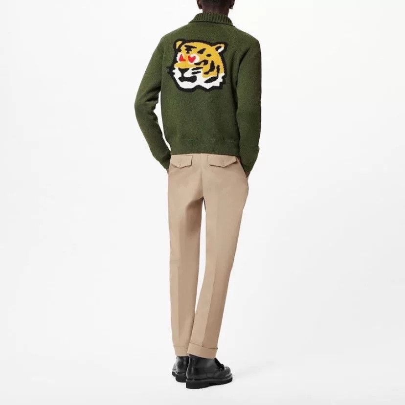 Louis Vuitton Louis Vuitton Nigo2 Tiger Head Cardigan Size US XXL / EU 58 / 5 - 6 Thumbnail