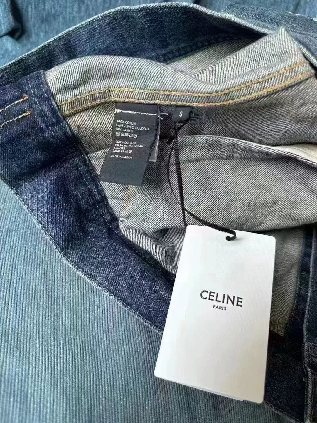 Celine Celine Back Letter Denim Jacket Size M / US 6-8 / IT 42-44 - 6 Thumbnail